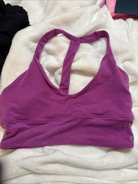 GAP Fuchsia Racerback Sports Bra - no inserts